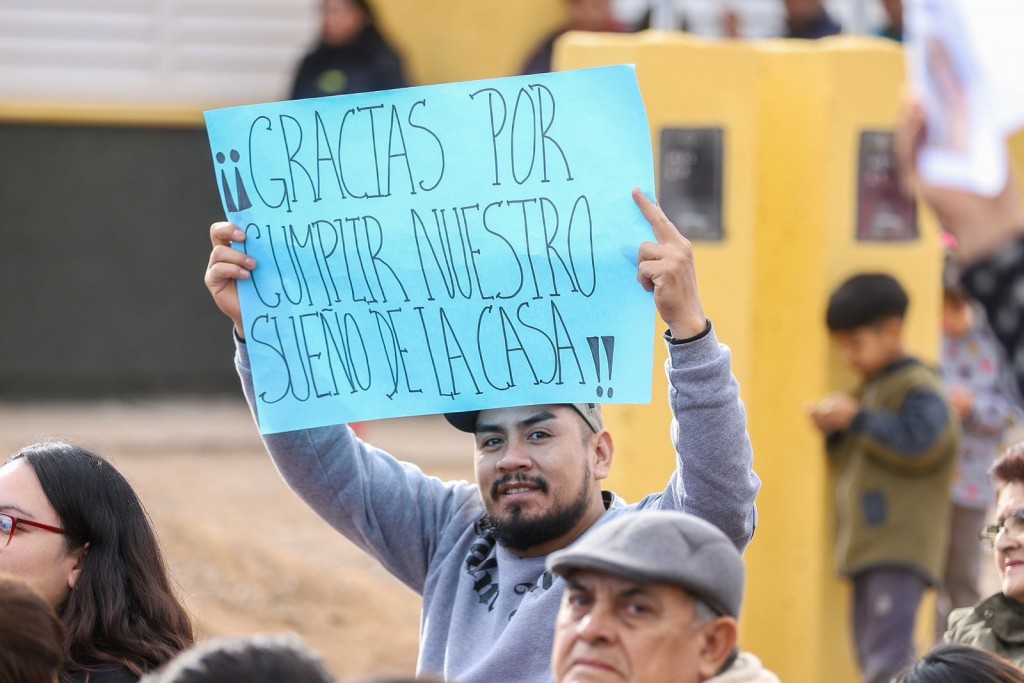 Entrega de 160 viviendas en Los Sarmientos