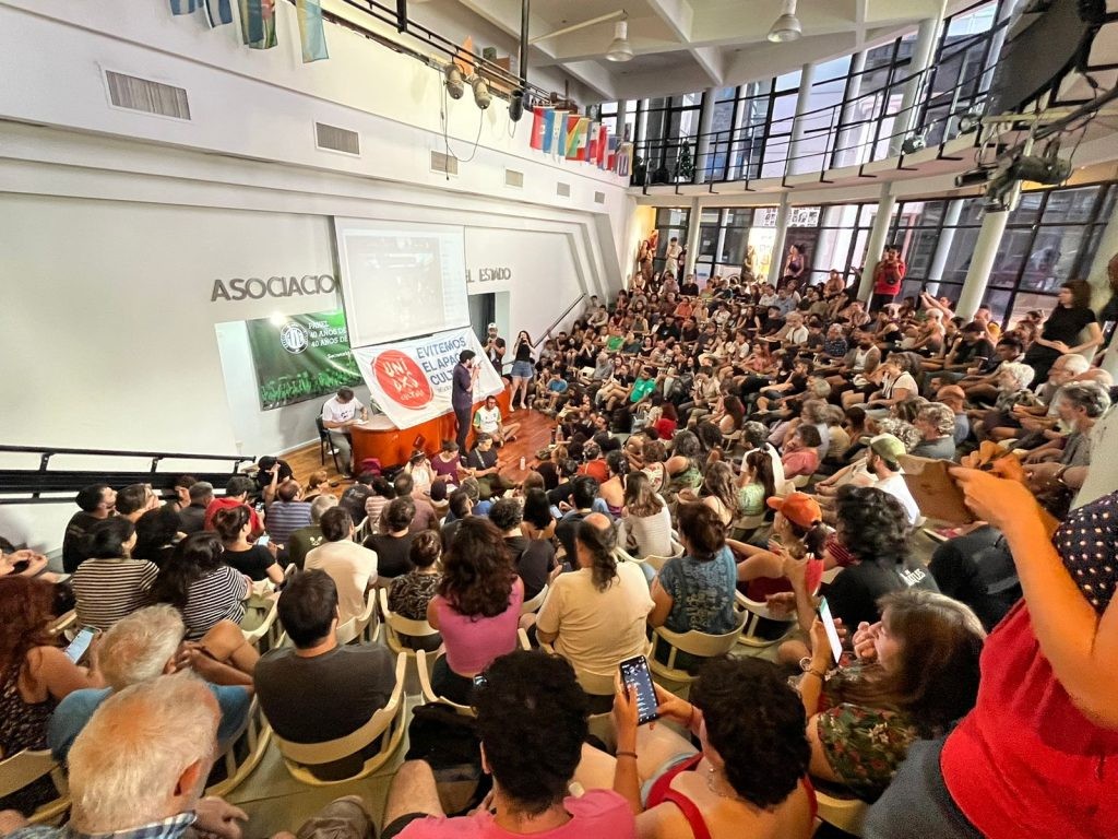 Unidxs por la Cultura definió un plan de lucha en contra de la Ley Ómnibus