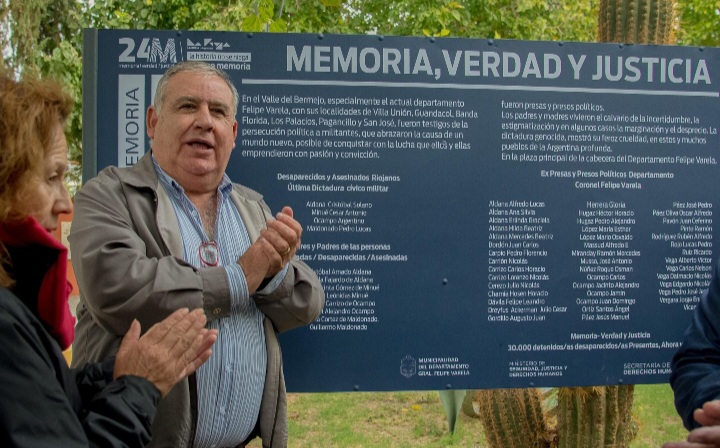 Villa Unión: 24 de Marzo: El Gobierno de La Rioja reivindicó su compromiso con los Derechos Humanos en el Día de la Memoria, la Verdad y la Justicia
