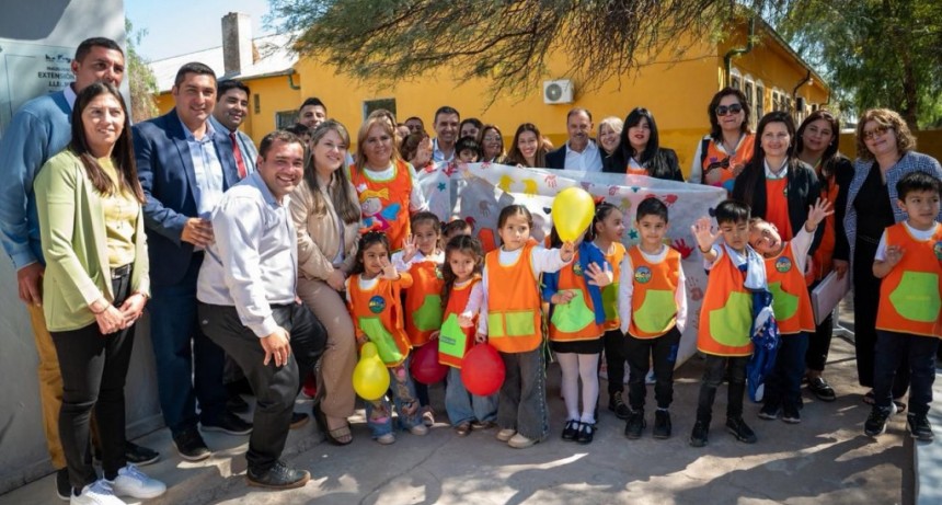 Nuevas salas para el Jardín de Infantes N°10 en Punta de Los Llanos