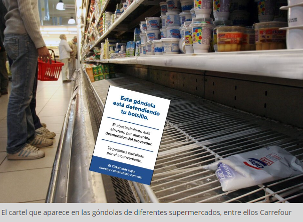 Guerra de carteles contra la suba de precios